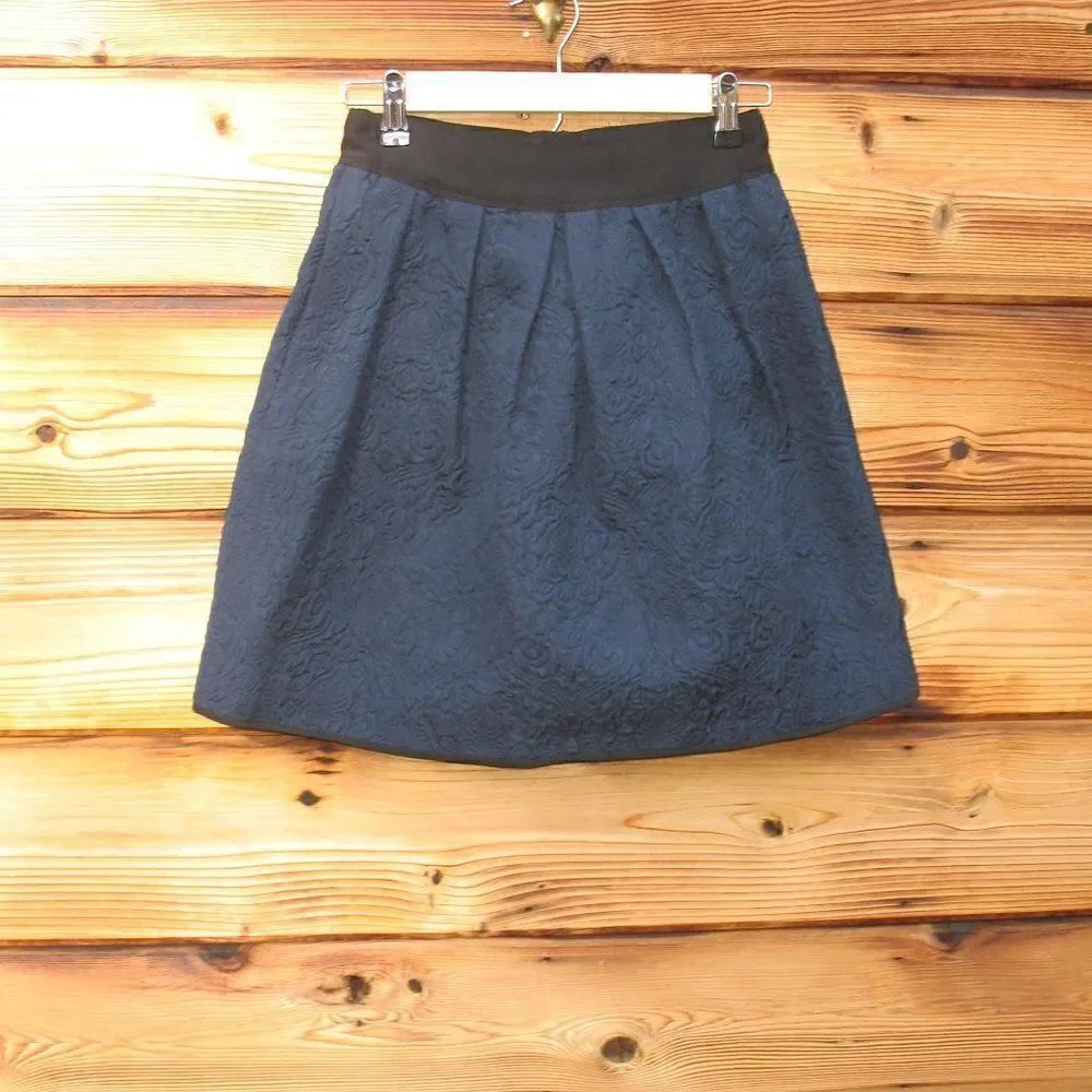 Aritzia Wilfred Blue Mini Skirt
